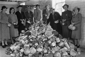 Collection_of_scrap_aluminium_in_Welshpool_by_the_Womens_Voluntary_Service_(8559465818)