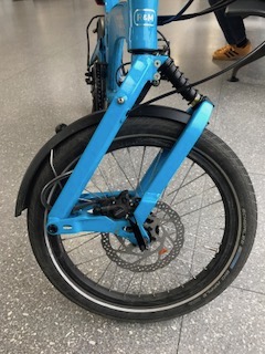 Birdy folding bicycle front fork.